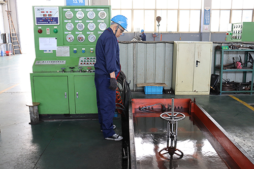 Hydrostatic testing